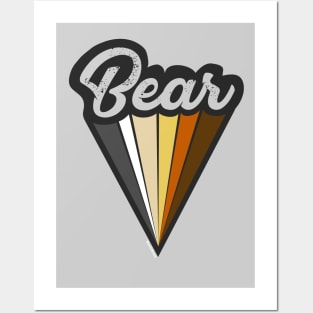 Gay Bear Pride Super Hero | Bear Chasers & Admirers | BearlyBrand Posters and Art